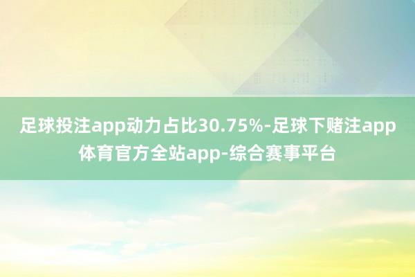 足球投注app动力占比30.75%-足球下赌注app体育官方全站app-综合赛事平台