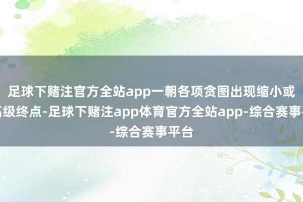 足球下赌注官方全站app一朝各项贪图出现缩小或升高级终点-足球下赌注app体育官方全站app-综合赛事平台