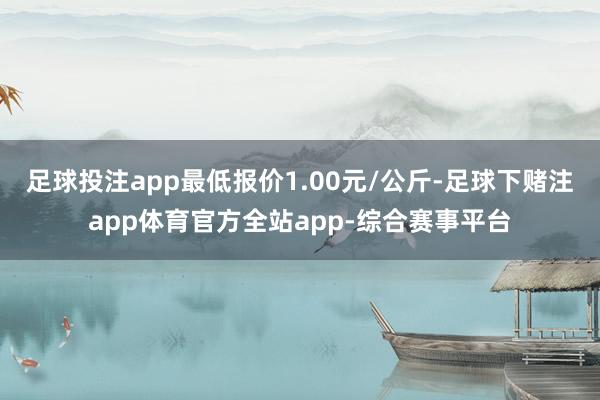 足球投注app最低报价1.00元/公斤-足球下赌注app体育官方全站app-综合赛事平台